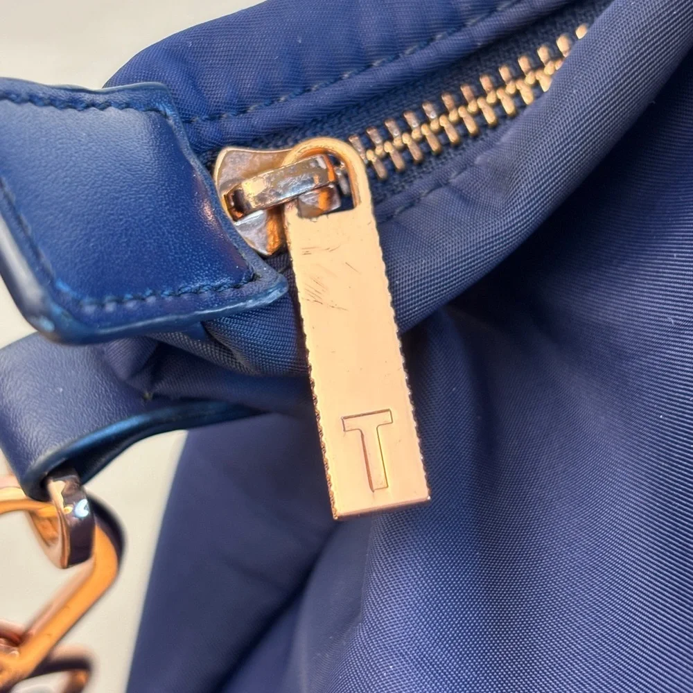 Ted Baker Jicksy Small Navy Blue Nylon Tote with Detachable Strap - Picture 4 of 14